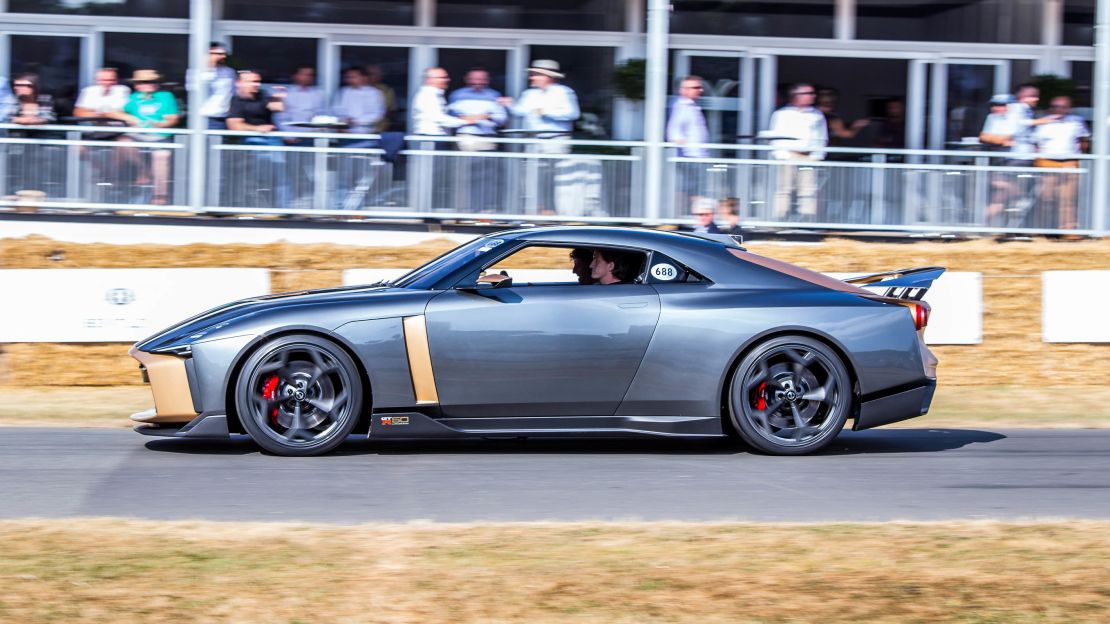 The original Nissan GT-R50 at the Goodwood Festival of Speed in England in July.