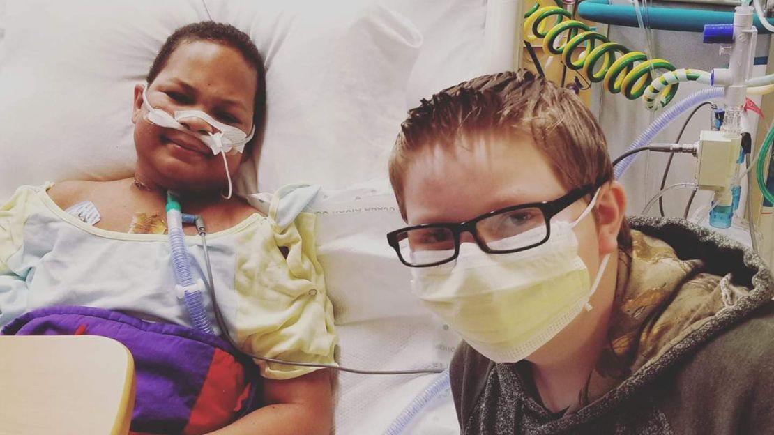 K.J. Gross and his best friend Kaleb Klakulak spent many weeks together in the hospital. 