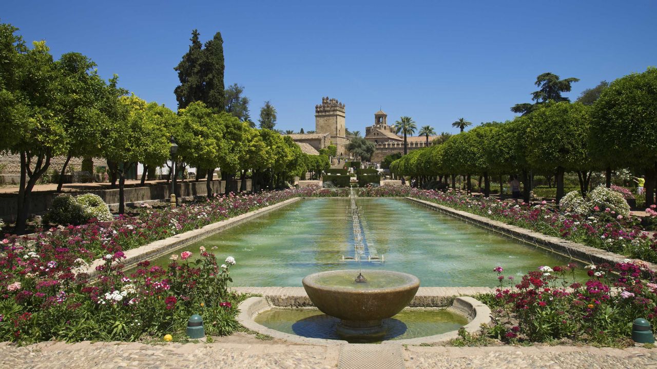 <strong>Alcazar de los Reyes Cristianos:</strong> Cordoba may not be as on-the-map as Madrid or Barcelona, but its quiet beauty, as seen here in the Alcazar, a palace fortress dating back to the time of Arab rule, is reason enough to visit.