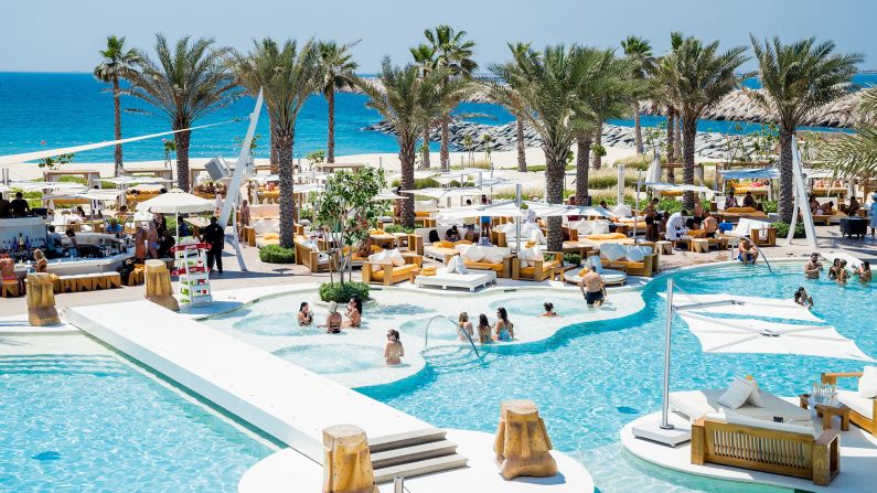 <strong>Nikki Beach</strong>: Nikki Beach is an adults-only beach club, think snazzy touches and trendy food on offer.