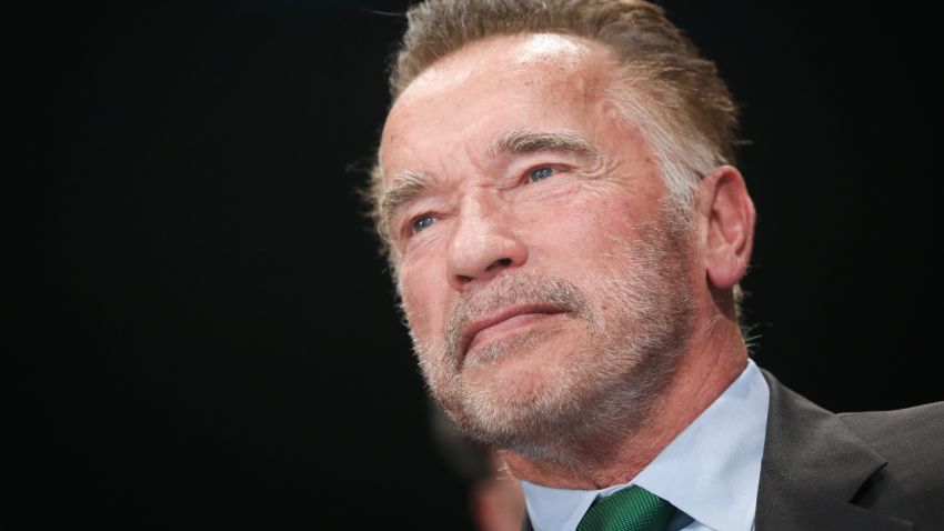 Arnold Schwarzenegger during COP 24, the 24th Conference of the Parties to the United Nations Framework Convention on Climate Change, which takes place on December 2-14. Katowice, Poland on 3 December, 2018.  (Photo by Beata Zawrzel/NurPhoto via Getty Images)