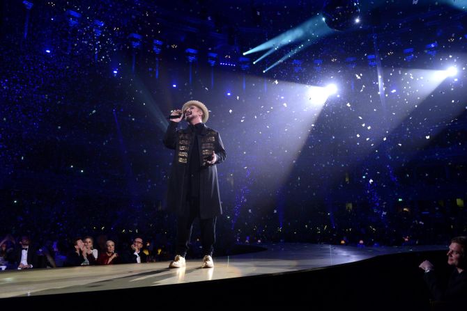 Boy George performs during The Fashion Awards 2018.