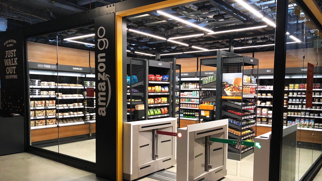 Amazon is rolling out a small-format version of its checkout-free shop, starting at its Seattle headquarters.