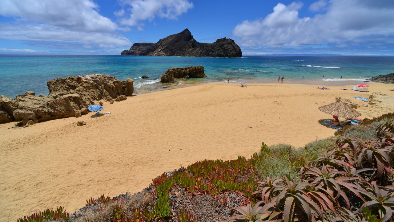 <strong>Porto Santo, Madeira, Portugal:</strong> This stretch of sand is about as tranquil as it gets, with plenty of dive sites lurking underneath the waters. 