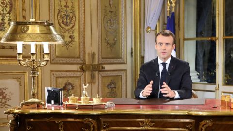 Macron nation address