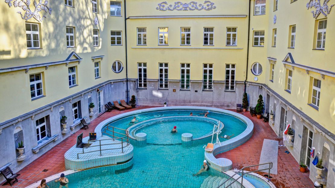 The thermal springs at Lukács Baths have been in use since the 12th century.