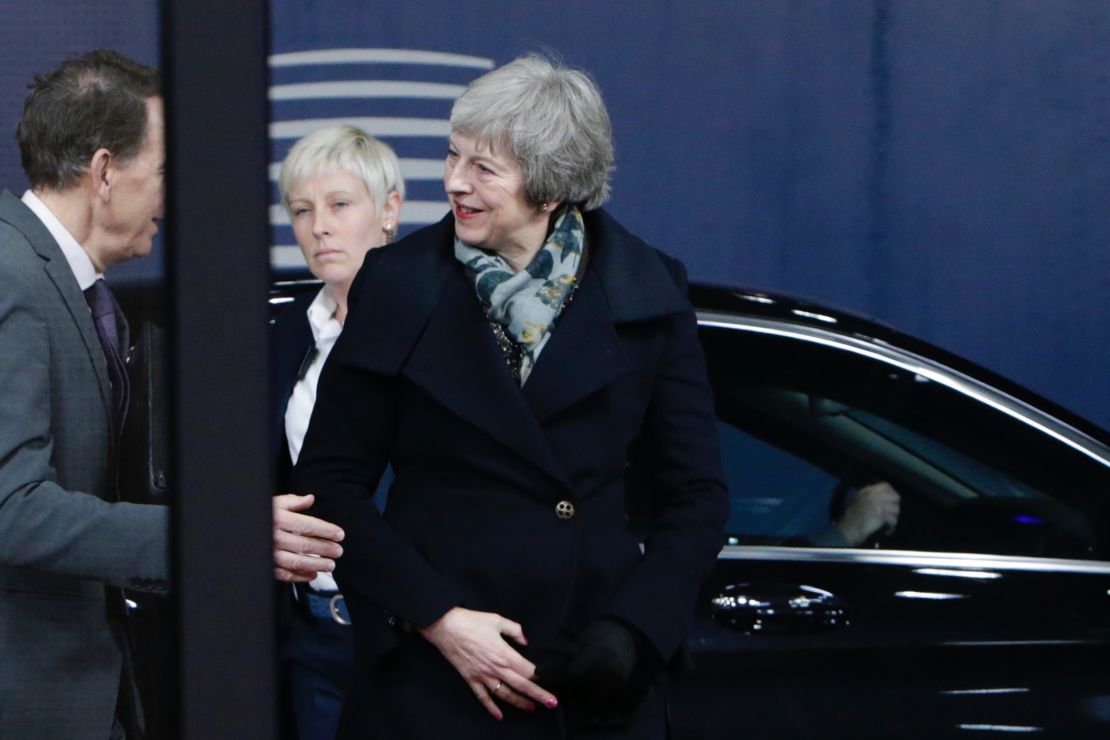 May's frantic meetings continue as she's due to meet Irish Premier Leo Varadkar in Dublin on Wednesday.