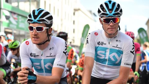 Geraint Thomas (L) and Chris Froome are focusing on the 2019 Tour de France this year.