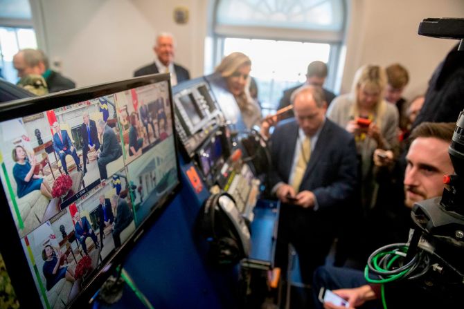 Trump's contentious meetings with lawmakers have been reported before. Remember the <a  target="_top" href="/newspapers?url=https://www.cnn.com/2018/01/11/politics/immigrants-shithole-countries-trump/index.html" target="_blank">"s#$%hole countries"</a> episode? He's also brought in cameras for meetings that were supposed to be private. But this was a rare occasion in which reporters and cameras were brought into an Oval Office meeting that veered so wildly off-script and turned contentious, for full display on TV. 