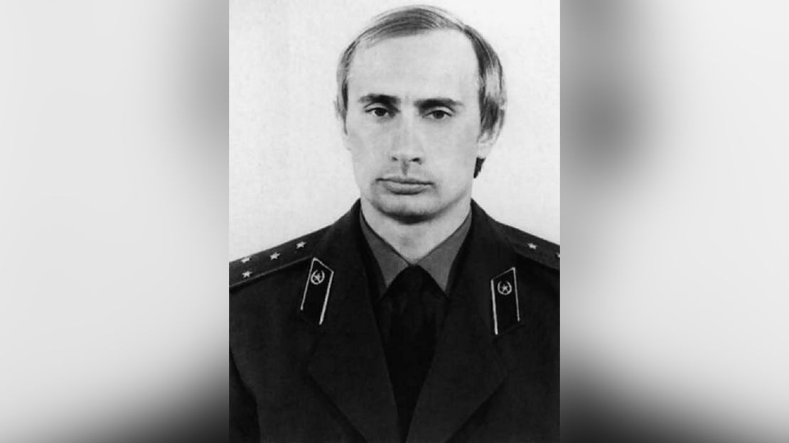 Putin in a KGB uniform, around 1980.
