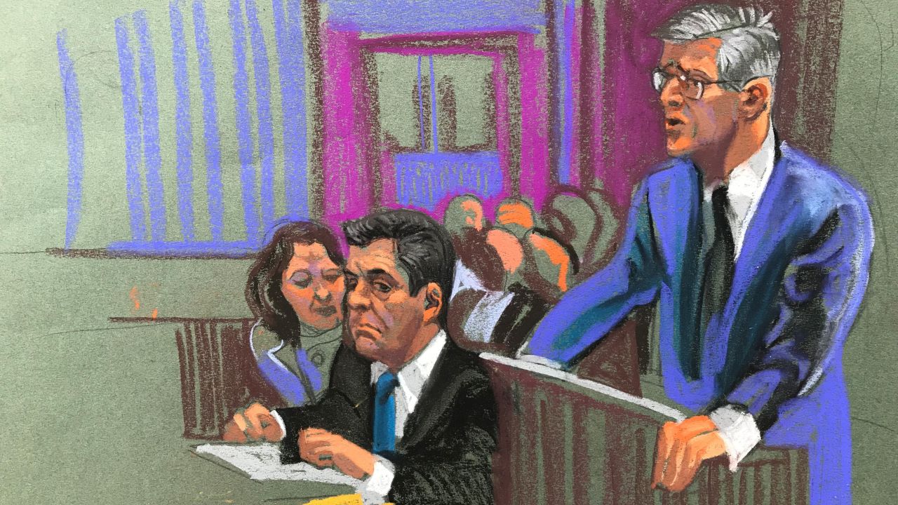02 Michael Cohen courtroom sketches