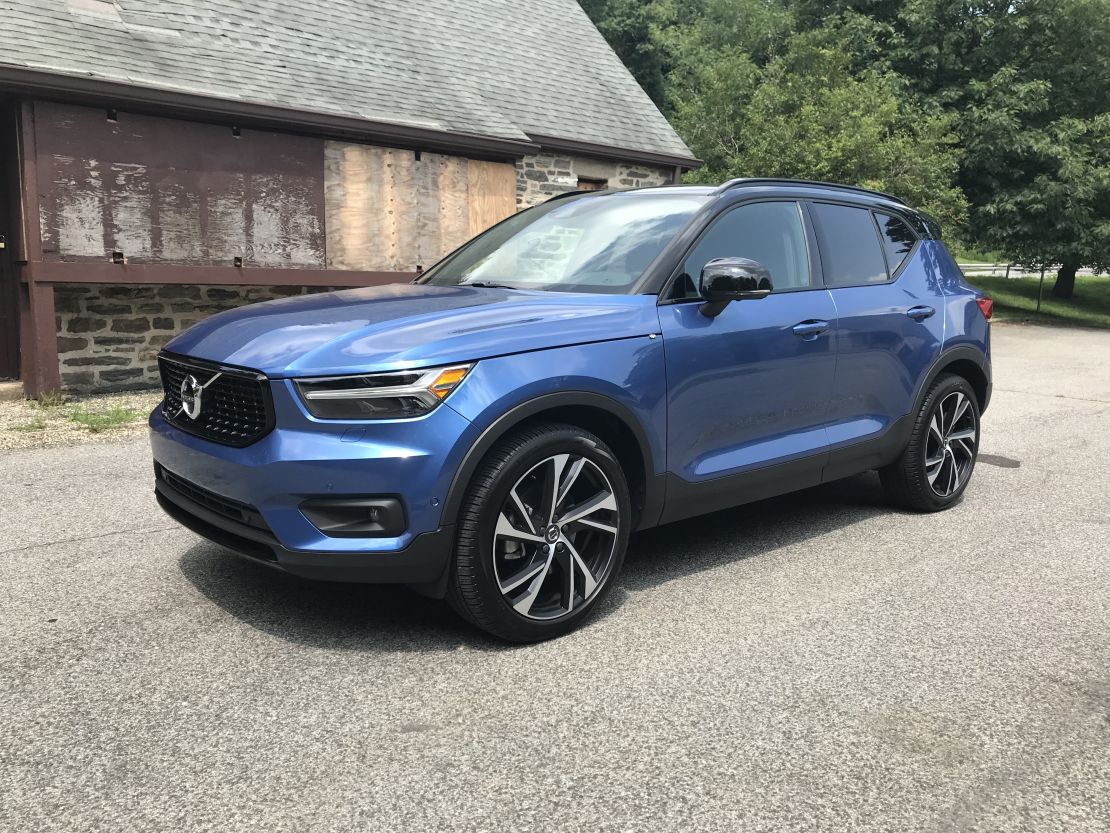 The Volvo XC40 is a tiny but stylish SUV.