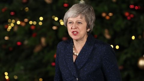 May said the Conservative Party must "now get on with the job of delivering Brexit."