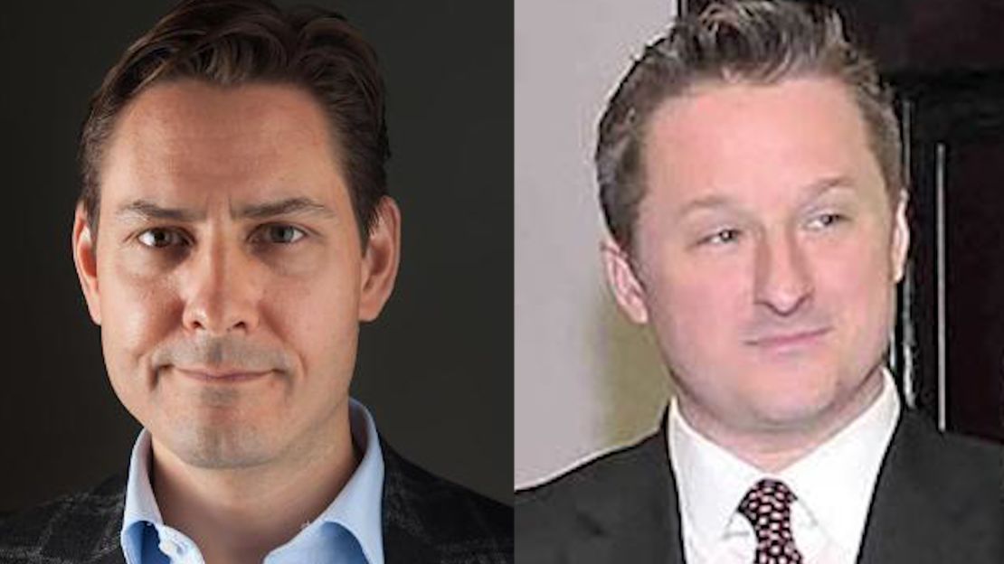 The two Canadians detained in China: Michael Kovrig and Michael Spavor.