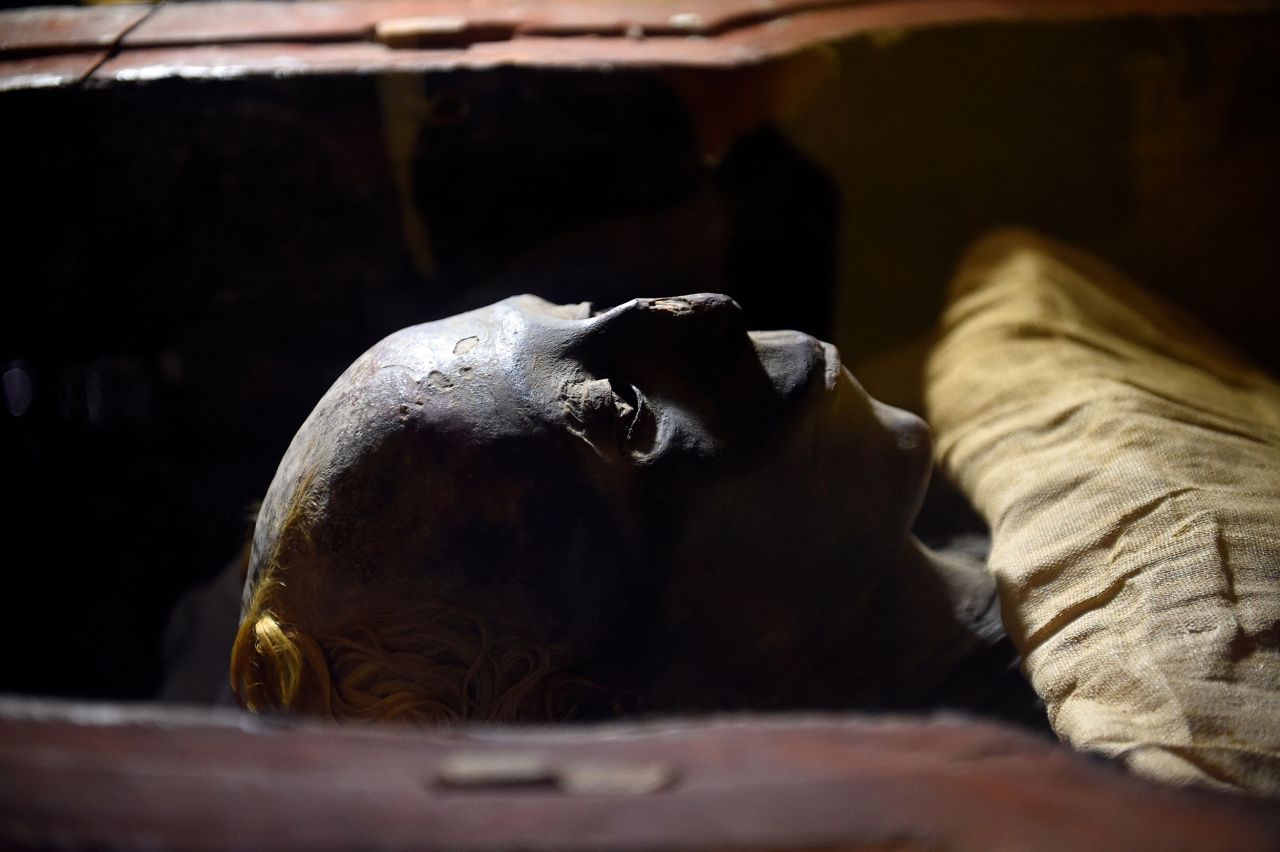 <strong>Egyptian Museum: </strong>The mummy of Thuya, Egyptian noblewoman and the wife of Yuya, is on display at the Egyptian Museum.