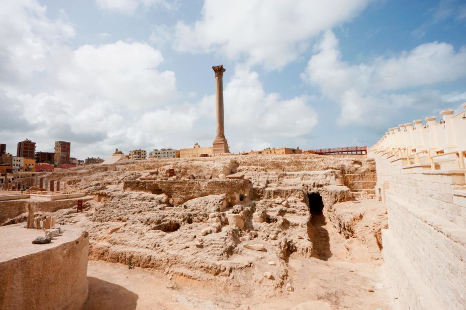<strong>Alexandria: </strong>The pillar is located amid the ruins of the Serapeum in the Egyptian coastal city of Alexandria.