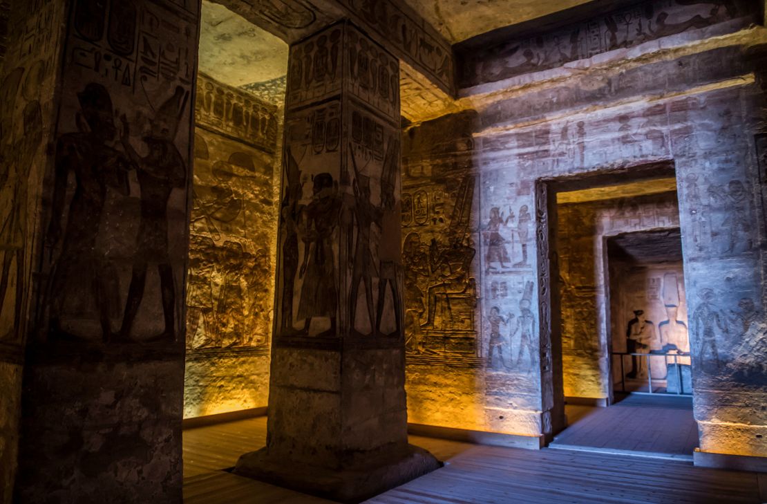 The Ramses II complex at the ancient Egyptian temple of Abu Simbel was rescued by UNESCO from the rising waters of Lake Nasser.