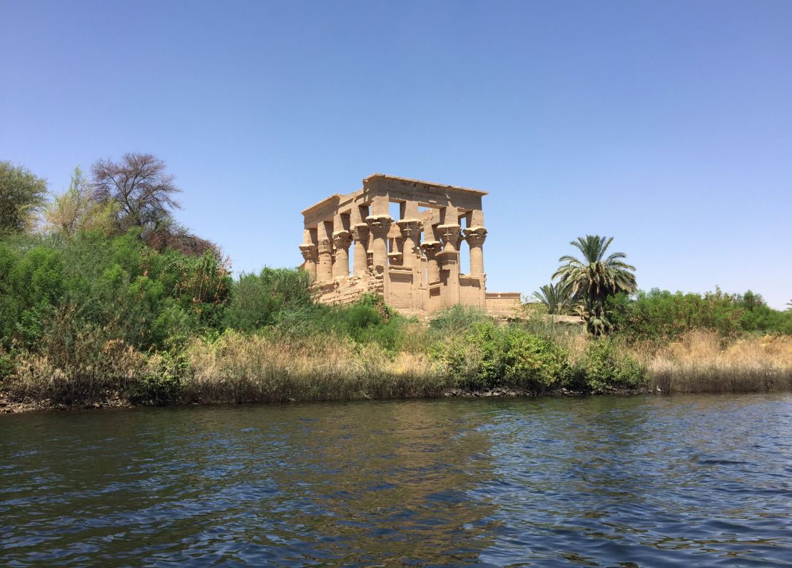 This temple complex was moved to save it from flood waters.