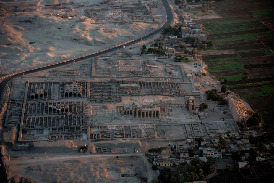<strong>Ramesseum temple: </strong>Located across the River Nile from Luxor, the immense structure is the mortuary temple of Ramses the Great.