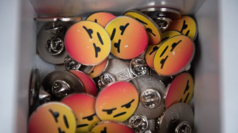 Angry reaction pins sit in a container at Facebook's first US-privacy pop-up.