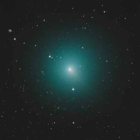 Comet 46P/Wirtanen will pass within 7 million miles of Earth on December 16. It's ghostly green coma is the size of Jupiter, even though the comet itself is about three-quarters of a mile in diameter.