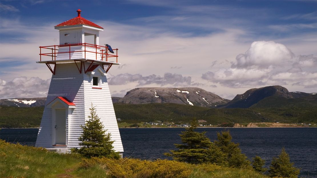 A lighthouse in Newfoundland, Canada.