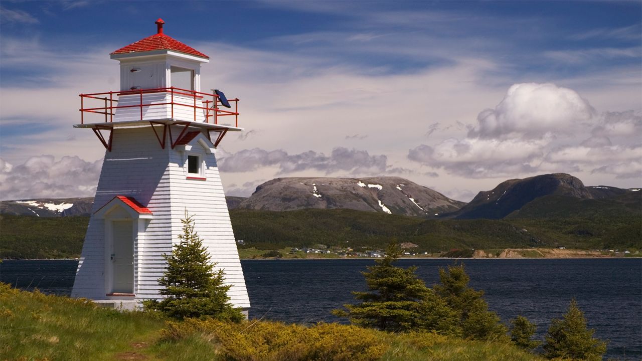 A lighthouse in Newfoundland, Canada.