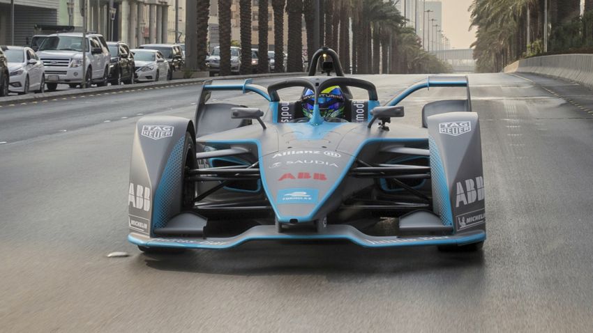 RIYADH, SAUDI ARABIA - SEPTEMBER 25:  Felipe Massa officially launches the new SAUDIA Ad Diriyah E-Prix at the Ad Diriyah UNESCO Heritage site Saudi Arabia ahead of the Season 5 Opening race The ABB FIA Formula E Championship on September 25, 2018 in Riyadh, Saudi Arabi  (Photo by Neville Hopwood/Getty Images)