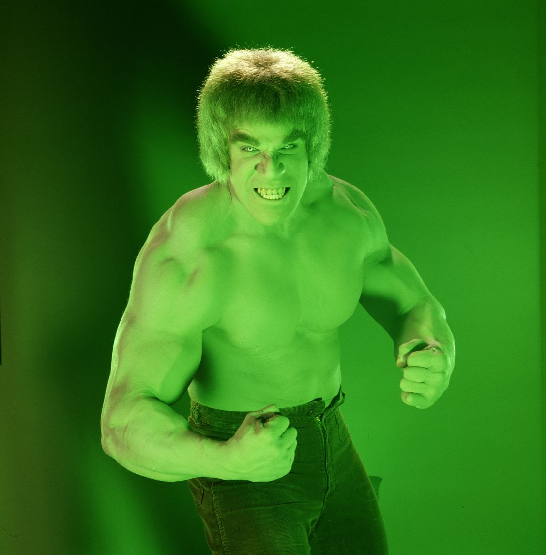 Lou Ferrigno as "The Incredible Hulk."