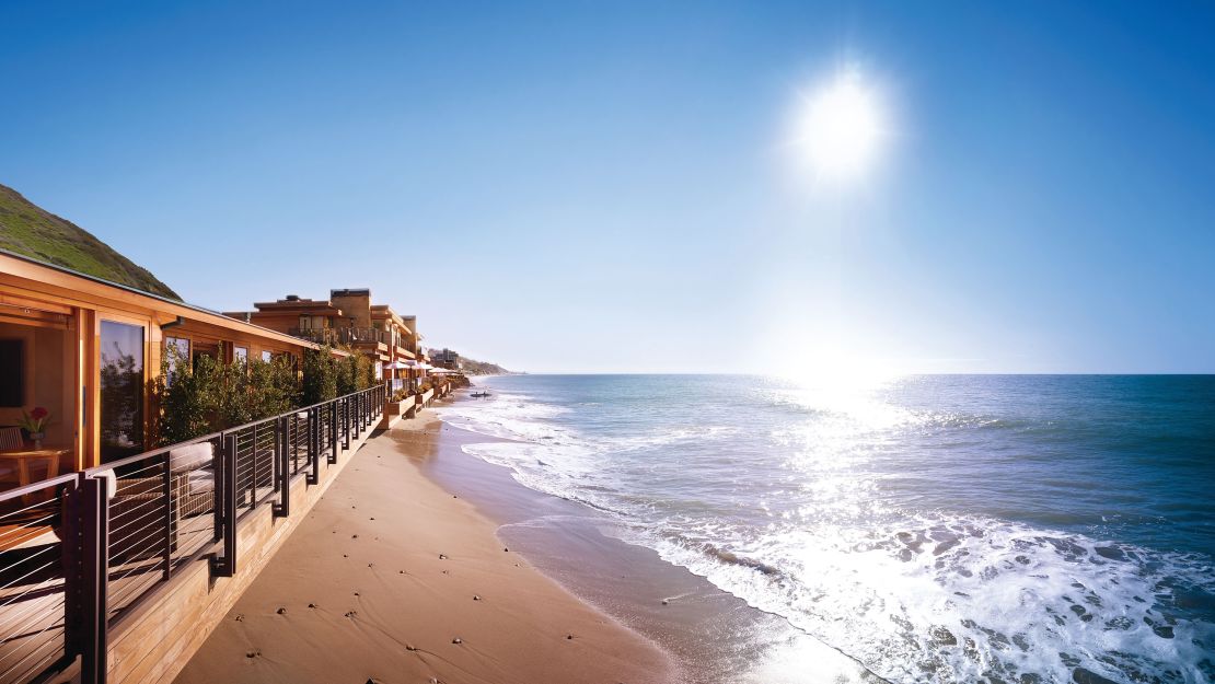 Mere steps from the Pacific Ocean: Nobu Ryokan Malibu.