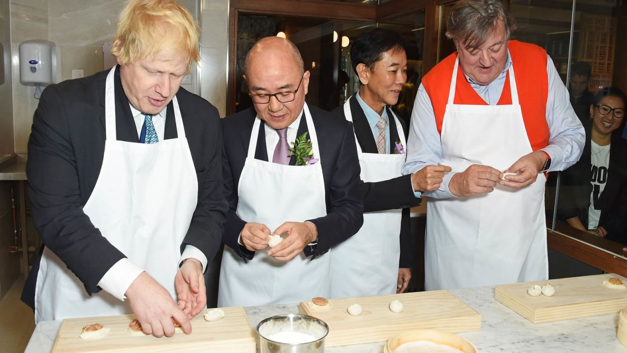 <strong>Celebrity lineup:</strong> Among those attending Din Tai Fung's opening in London were prominent politician Boris Johnson and broadcaster Stephen Fry.