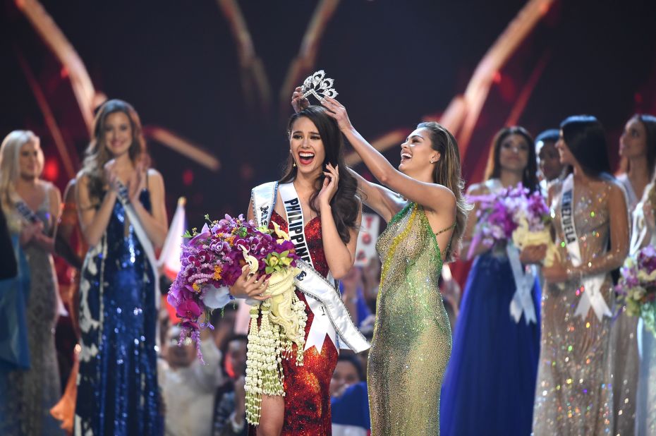 Miss Philippines Catriona Gray is crowned Miss Universe 2018 in Bangkok, Thailand on Monday, December 17, 2018.