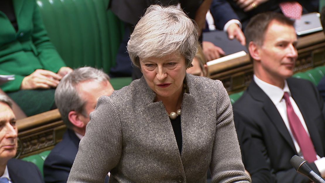 Theresa May announced Monday that she would reschedule the vote on her Brexit plan for the week of January 14.