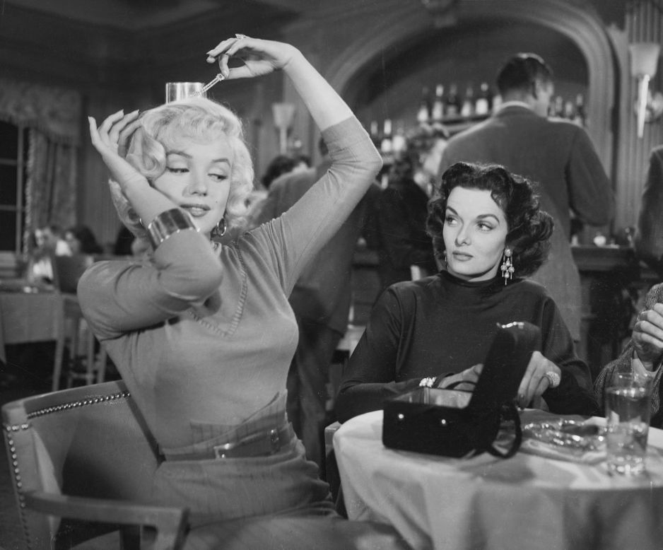 <strong>"Gentleman Prefer Blondes":</strong> Marilyn Monroe and Jane Russell star in this classic 1953 musical film about a pair of showgirls traveling to Paris. <strong>(Hulu) </strong>