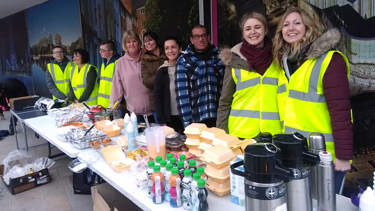 The fundraiser had paid £1,092 for the homeless people to stay in 14 twin rooms at the hotel in Hull on Christmas Eve and Christmas Day.