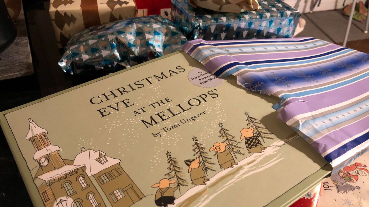 This children's book was among the pile of presents an elderly man left for his 2-year-old neighbor following his death.