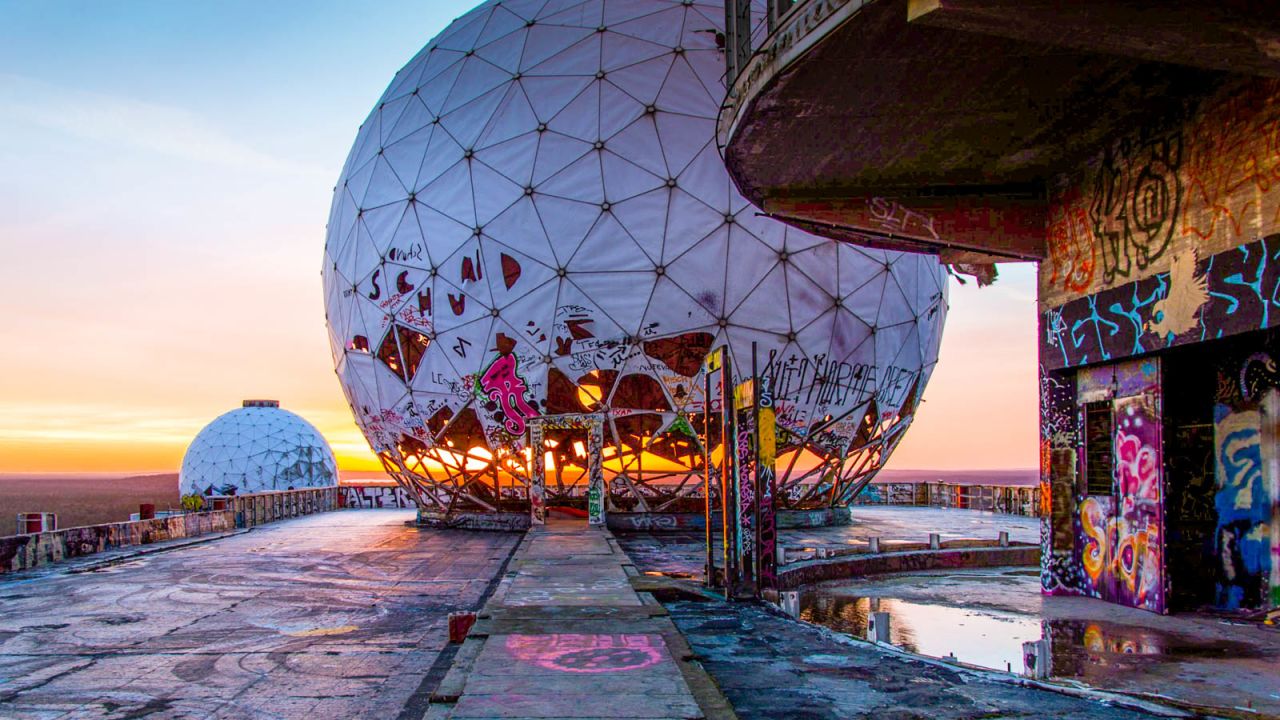 <strong>Teufelsberg: </strong>Teufelsberg<strong> </strong>is an eerie hilltop in western Berlin's Grunewald forest that was used by Allied forces in the 1950s. They erected a spy station on the mound that is almost entirely intact years later.