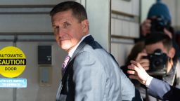 Former US National Security Advisor General Michael Flynn arrives for his sentencing hearing at US District Court in Washington, DC on December 18, 2018. (SAUL LOEB/AFP/Getty Images)