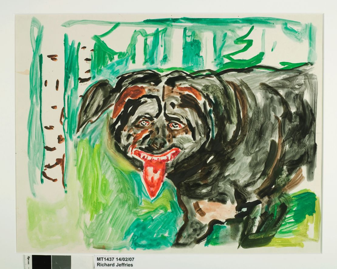 Edvard Munch, "Angry Dog" (1938-43). 