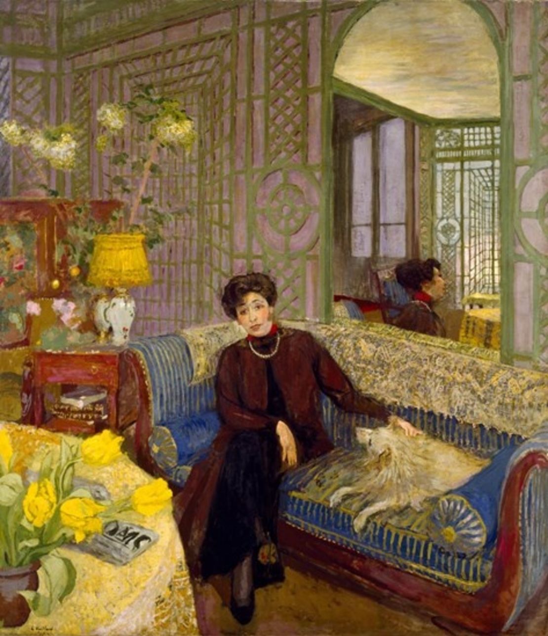 Édouard Vuillard, "Marcelle Aron (Madame Tristan Bernard)" (1914).