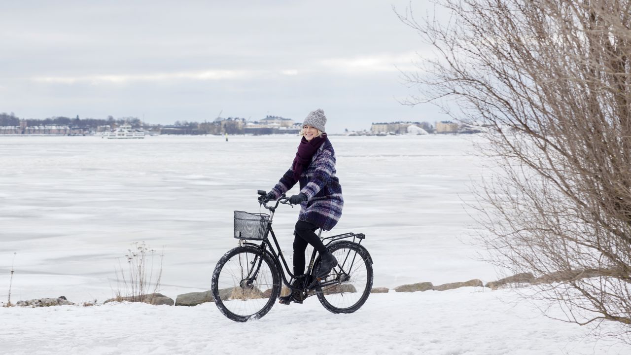 Pantzar, who has embraced the idea of sisu, or grit and fortitude, cycles year-round in Finland, a country where taking the easy way out is not common.