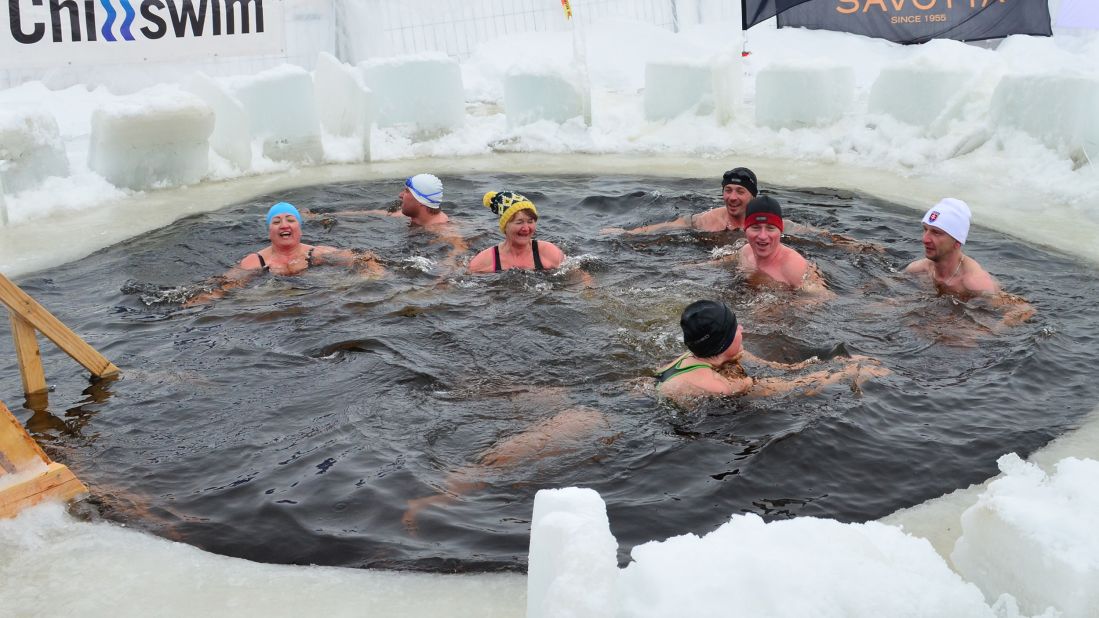 <strong>School of swimmers: </strong>While ice swimming can be a solo, meditative practice, it can also work as a community-building one. Pantzar first tried it after meeting a group of women who were avid ice swimmers.
