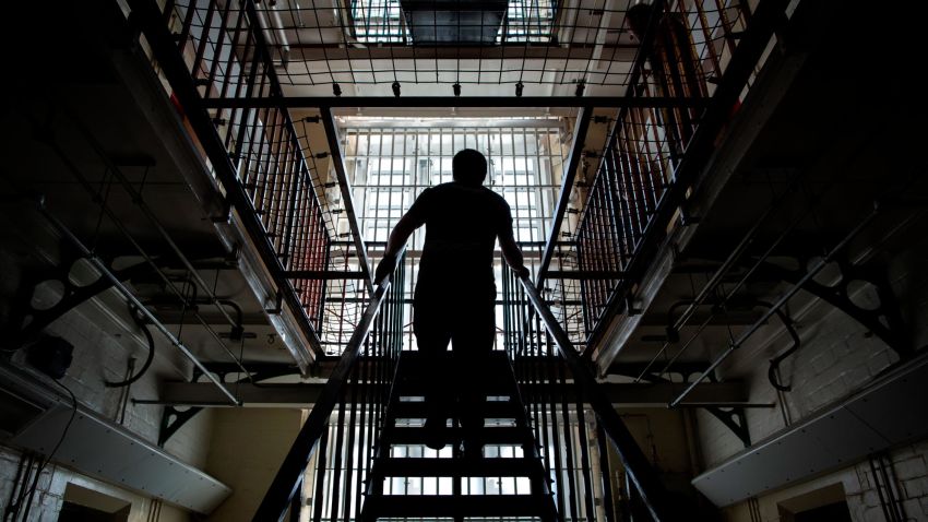 READING, ENGLAND - SEPTEMBER 01: A general view inside the former Reading prison building on September 1, 2016 in Reading, England. The former Reading Prison has opened to the public for the first time, inviting artists and writers in to take part in a new project by Artangel, with works by leading artists including Marlene Dumas, Robert Gober, Nan Goldin, Steve McQueen, and Ai Weiwei. The exhibition opens to the public from September 4, 2016. Included in the exhibit is former inmate Oscar Wildes original wooden cell door, which is on display in the prison chapel. (Photo by Dan Kitwood/Getty Images)