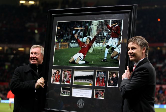 He became a United legend for scoring the winning goal in the 1999 Champions League final. His last-minute volley completed a stunning comeback against Bayern Munich.