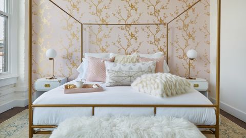 The apartment's bedroom.