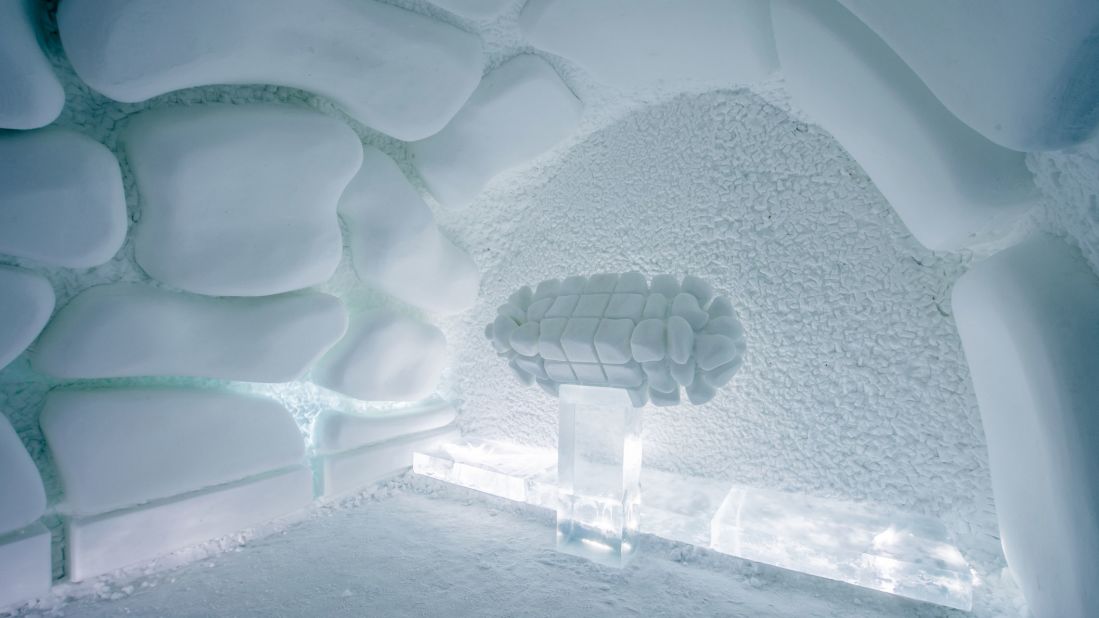 <strong>Vision into reality:</strong> Each year, ICEHOTEL chooses a selection of designs from artists across the world and renders their visions a chilly reality. <em>Pictured here: "Blossom" created by Wouter Biegelaar and Viktor Tsarski, from the Netherlands</em>