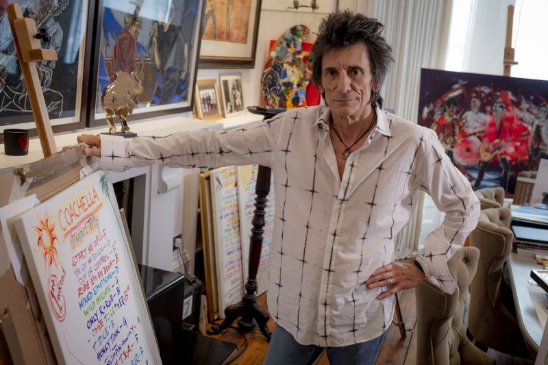 Rolling Stones Ronnie Wood Painting is my God given talent CNN