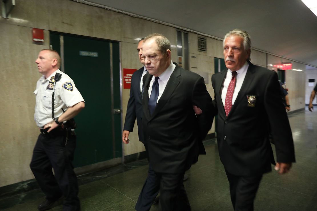 Harvey Weinstein at his arraignment in 2018. (Photo by Spencer Platt/Getty Images)