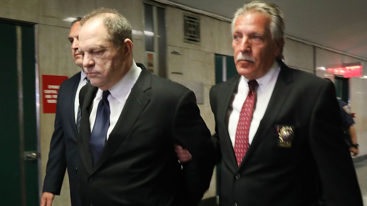 Harvey Weinstein at his arraignment in 2018. (Photo by Spencer Platt/Getty Images)
