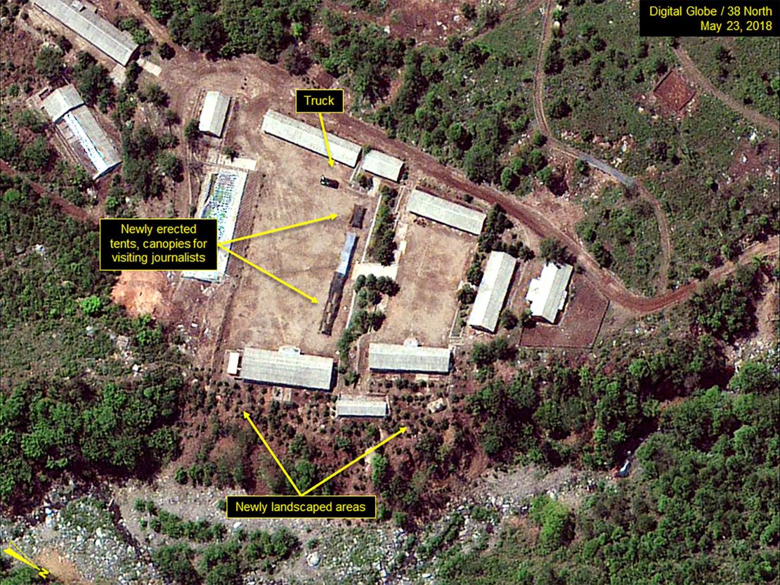 North Korea's Punggye-ri nuclear test site was reported to have been destroyed in May. 